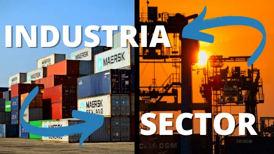 ¿Cuál es la diferencia entre industrias y sectores, como conceptos económicos?