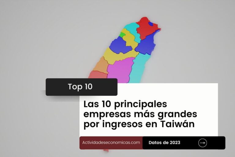Las 10 principales empresas más grandes por ingresos en Taiwán