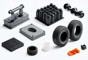 exports of Luxembourg iron blocks plastic products rubber tires plastics gas turbines