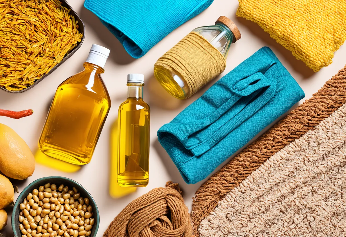 exports of Nepal palm oil soybean oil garments synthetic fibers knotted carpets