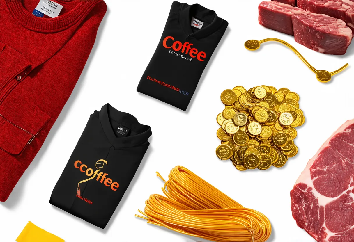 exports of Nicaragua garments gold coffee insulated wire beef