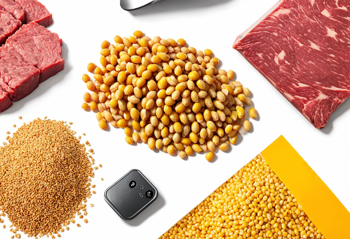 exports of Paraguay beef electricity soybeans corn soybean meal